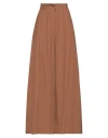 Peperosa Woman Pants Brown Size 10 Cotton