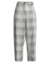 Peperosa Woman Pants Light Grey Size 8 Polyester, Viscose, Elastane In Gray