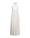 Pepita Long Dresses In Beige