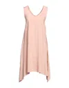 Pepita Midi Dresses In Pink