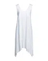 Pepita Midi Dresses In White