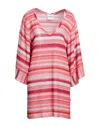 Pepita Kaftans In Pink