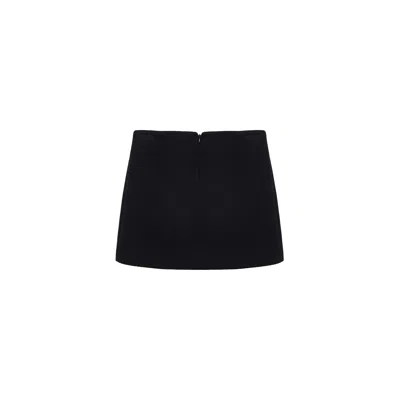 Peploum Women's Black / White Anne Bouny Contrast Weaving Skirt In White/black