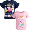 Peppa Pig 2-pack T-shirts In Pink