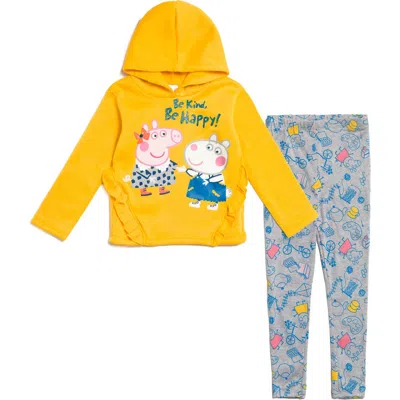 Peppa Pig Kids'  2-piece Fleece Hoodie And Leggings Set In Multi