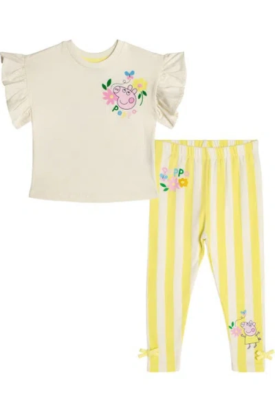 Peppa Pig Kids'  2-piece T-shirt And Leggings Set In Multi