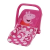 Peppa Pig Baby Doll Car Seat In Transparent