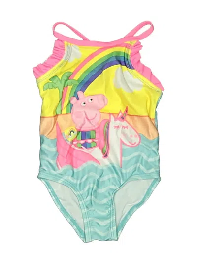 Pre-owned Peppa Pig Babies' One Piece Swimsuit In Pink