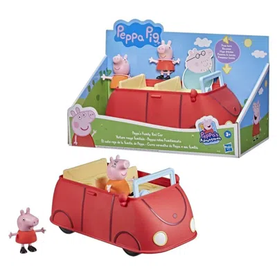 Peppa Pig Peppa's Club Family Red Car Toy Set With Sounds