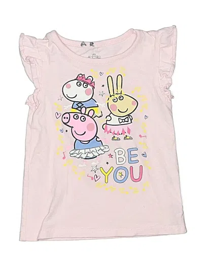 Pre-owned Peppa Pig Kids' Sleeveless T-shirt In Pink