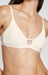 Pepper Limitless Wirefree Scoop Bra In Ecru