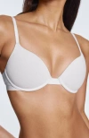 Pepper Supima® Cotton Lift Up Bra In White