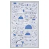 Pepper Vally Blue Cyclades Beach Towel