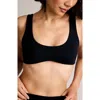 Pepper Wave Wirefree Bra In Black