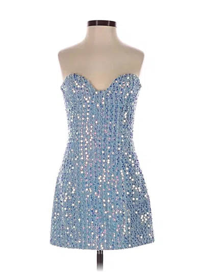 Pre-owned Peppermayo Cocktail Dress In Blue