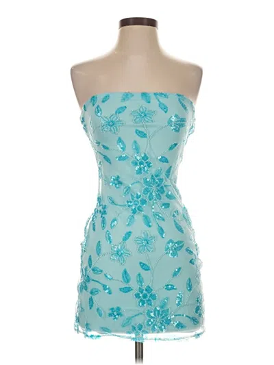 Pre-owned Peppermayo Cocktail Dress In Blue