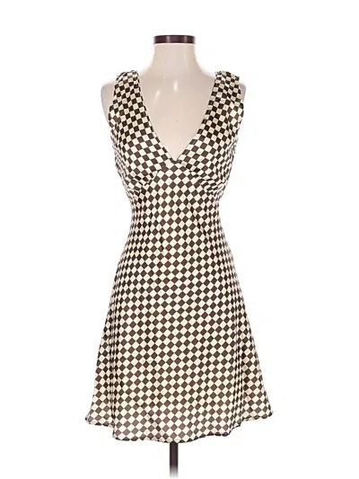 Pre-owned Peppermayo Cocktail Dress In Brown