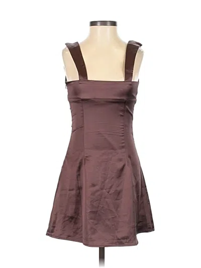 Pre-owned Peppermayo Cocktail Dress In Brown