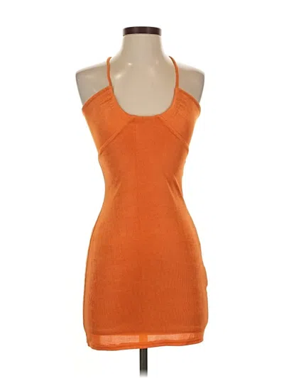 Pre-owned Peppermayo Cocktail Dress In Orange
