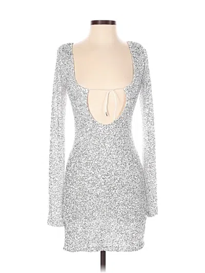 Pre-owned Peppermayo Cocktail Dress In Silver