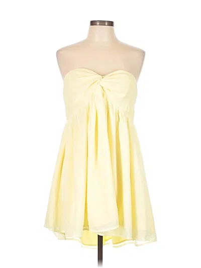 Pre-owned Peppermayo Cocktail Dress In Yellow