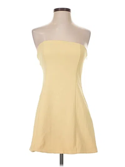 Pre-owned Peppermayo Cocktail Dress In Yellow