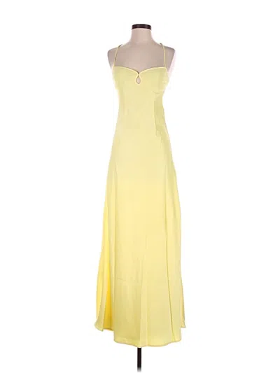 Pre-owned Peppermayo Cocktail Dress In Yellow