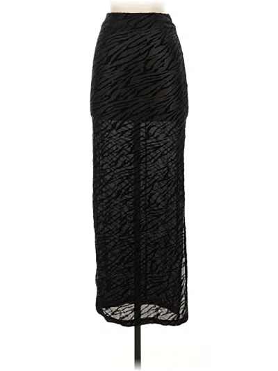 Pre-owned Peppermayo Formal Skirt In Black