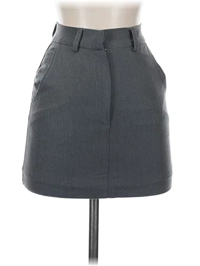 Pre-owned Peppermayo Formal Skirt In Gray