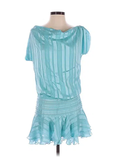 Pre-owned Peppermayo Short Sleeve Blouse In Teal