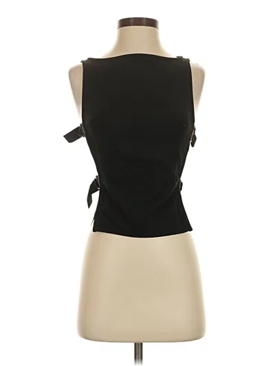 Pre-owned Peppermayo Sleeveless Top Black Strapless Neckline Tops