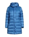 Peprai Woman Down Jacket Pastel Blue Size L Polyester In Blue