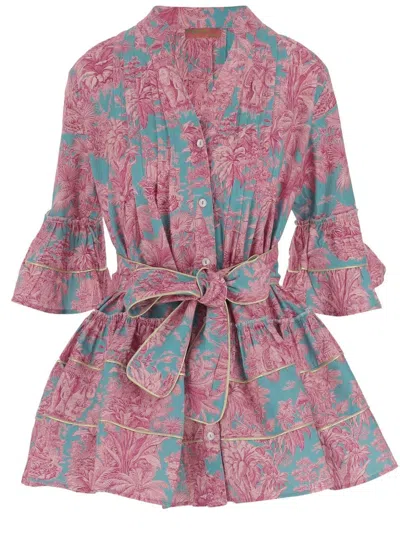 Pep's Floral Pattern Cotton Dress