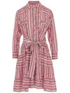 Pep's Cotton Dress With Geometric Pattern