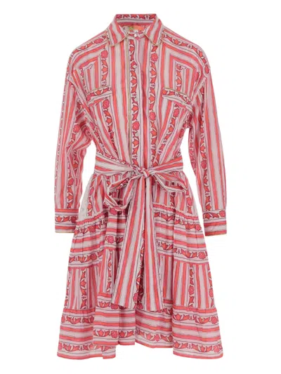 Pep's Striped-pattern Midi Dress