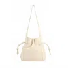Per Lei New York Women's Seneca Leather Drawstring Shoulder Bag In Crema In Multi