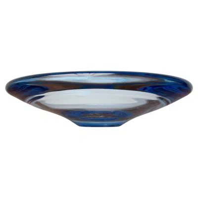 Pre-owned Per Lütken Mid-century Modern Danish Glass Bowl By  For Holmegaard, 1960s In Purple