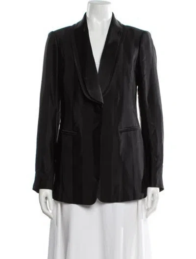 Pre-owned Per Se Blazer In Black