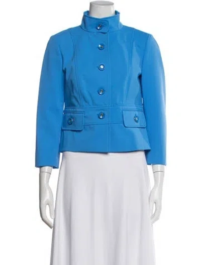 Pre-owned Per Se Blazer In Blue