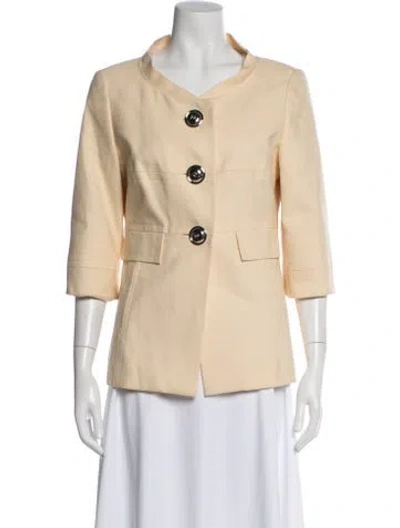 Pre-owned Per Se Blazer In Neutral