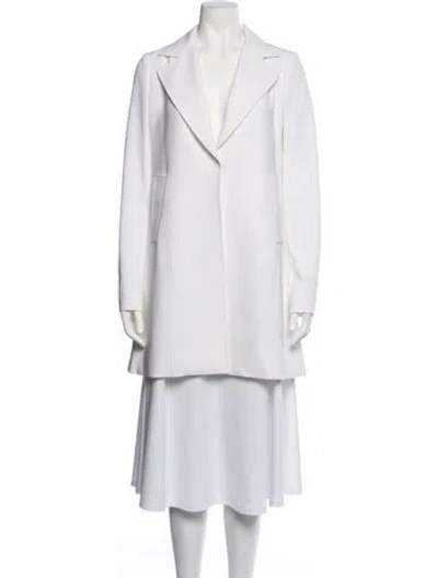 Pre-owned Per Se Blazer In White