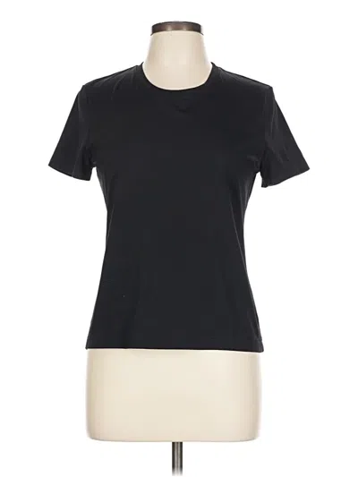 Pre-owned Per Se By Carlisle Active T-shirt In Black