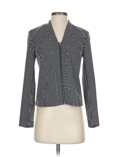 Pre-owned Per Se By Carlisle Blazer Jacket In Black