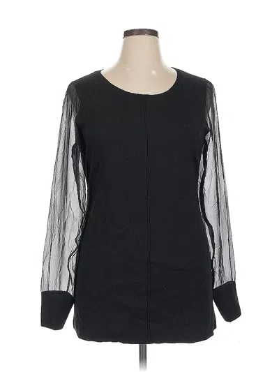 Pre-owned Per Se By Carlisle Casual Dress In Black