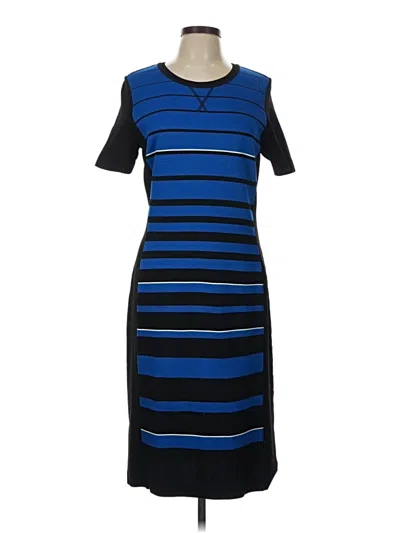 Pre-owned Per Se By Carlisle Casual Dress In Blue