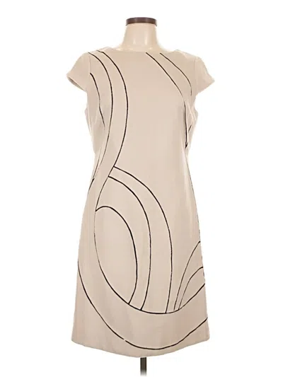 Pre-owned Per Se By Carlisle Casual Dress In Brown