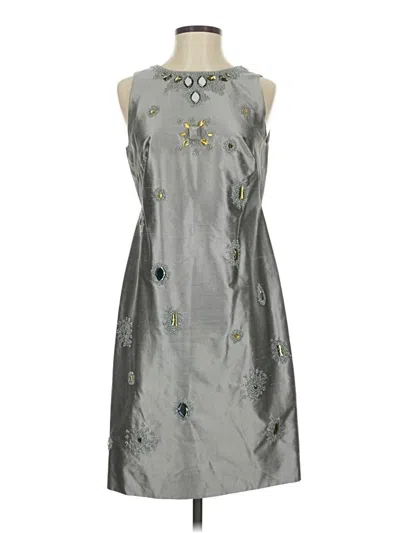 Pre-owned Per Se By Carlisle Casual Dress In Gray