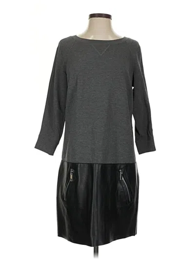 Pre-owned Per Se By Carlisle Casual Dress In Gray