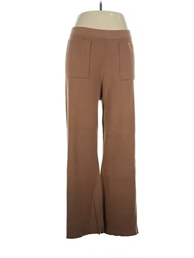 Pre-owned Per Se By Carlisle Casual Pants In Brown