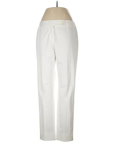 Pre-owned Per Se By Carlisle Casual Pants In White